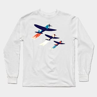 Three Planes Long Sleeve T-Shirt